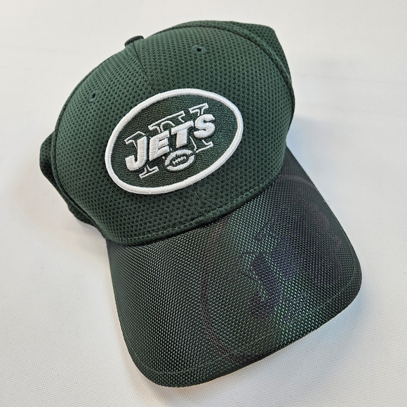 New Era 3930 New York NY Jets Green NFL Flex Fit Sideline Hat Large/ XL Microera - Picture 2 of 9